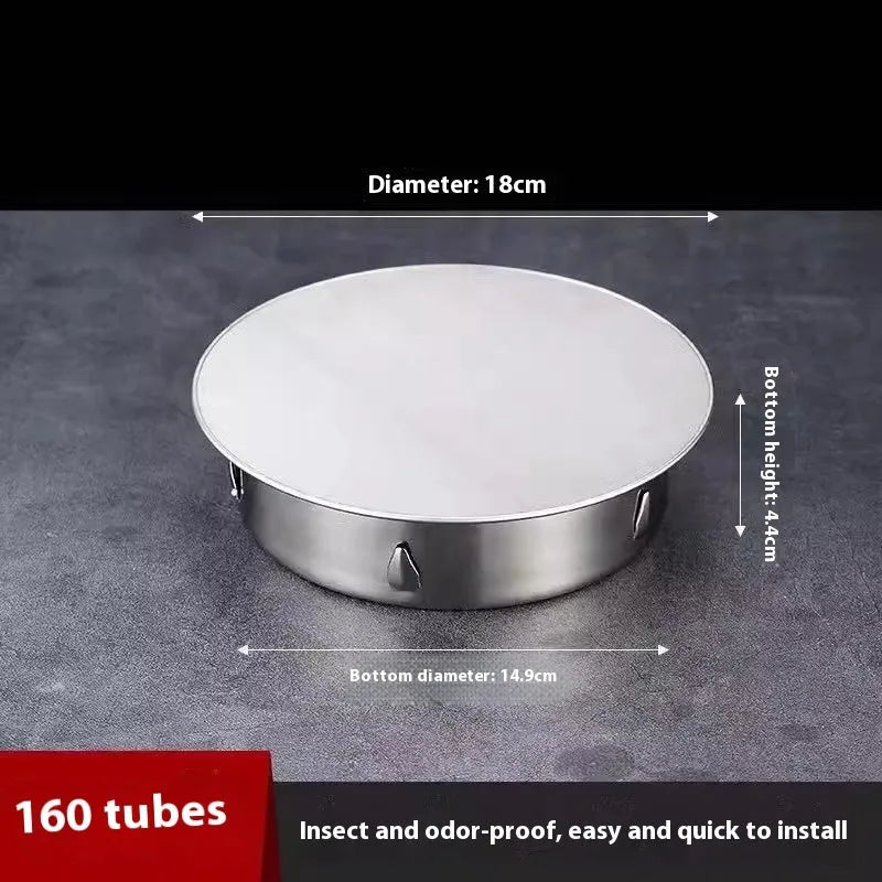 Stainless steel floor drain deodorant seal cover with modern design for bathroom and kitchen drainage