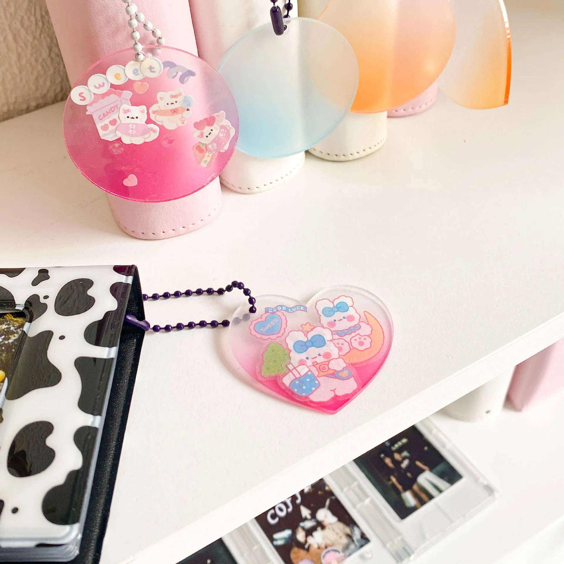 PVC waterproof cartoon style stickers for agenda notebook decoration