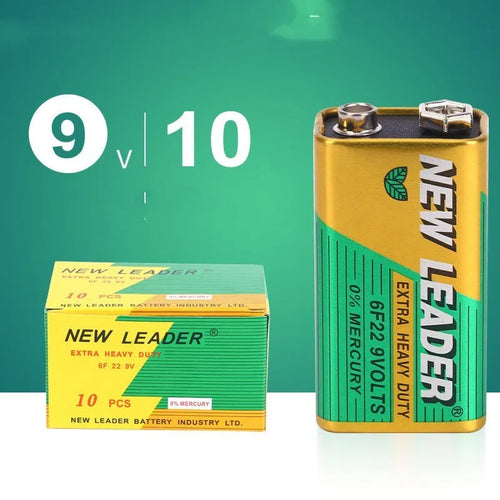 Xinlida 9V 6F22 alkaline battery for remote controllers and wireless microphones.