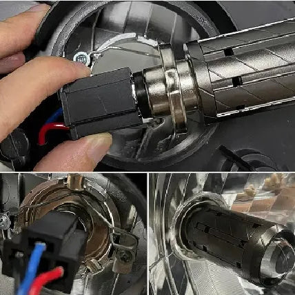 LED headlight conversion bulb for Chunfeng motorcycles with integrated high and low beam functions