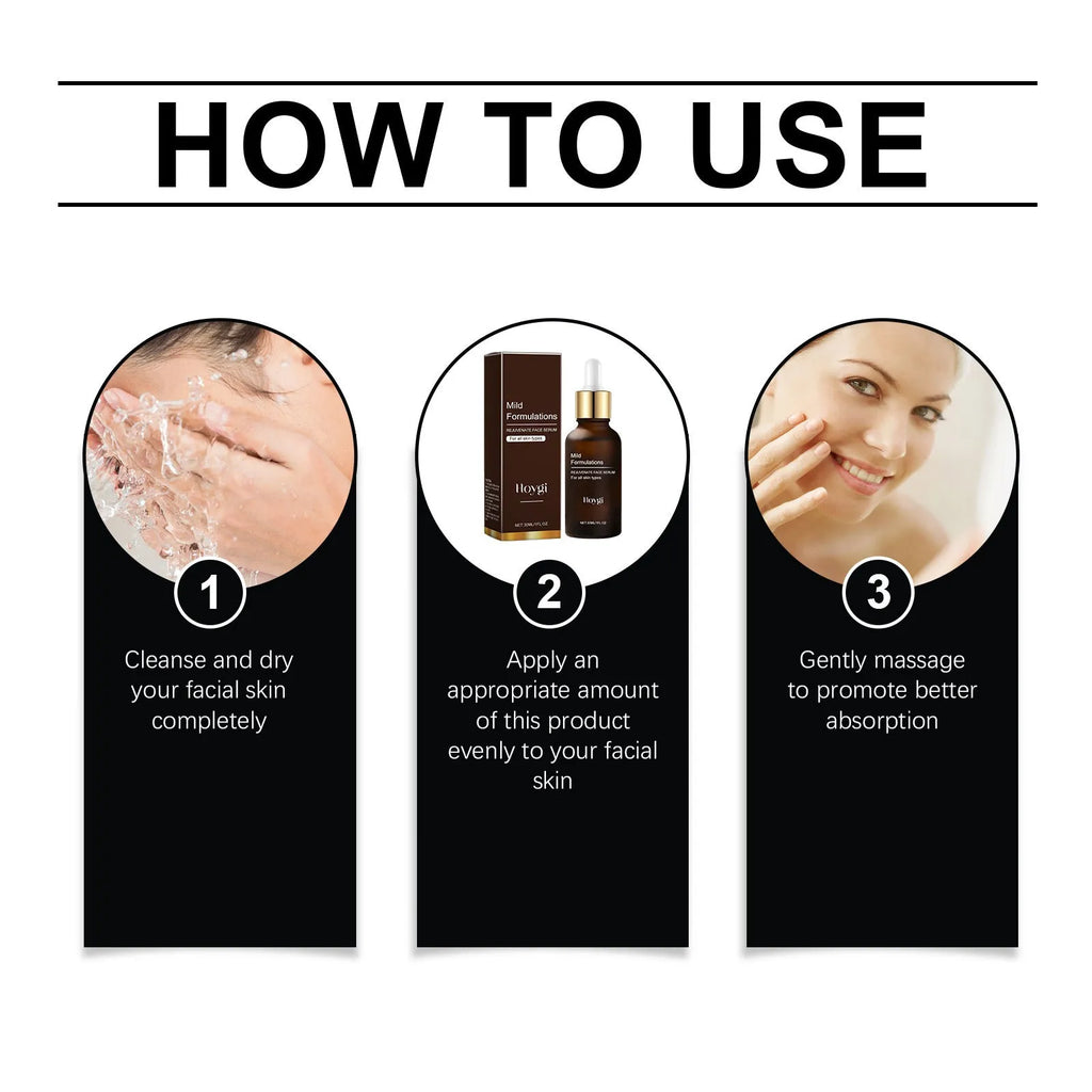 30ml facial skin care essence bottle with nourishing hydrating formula