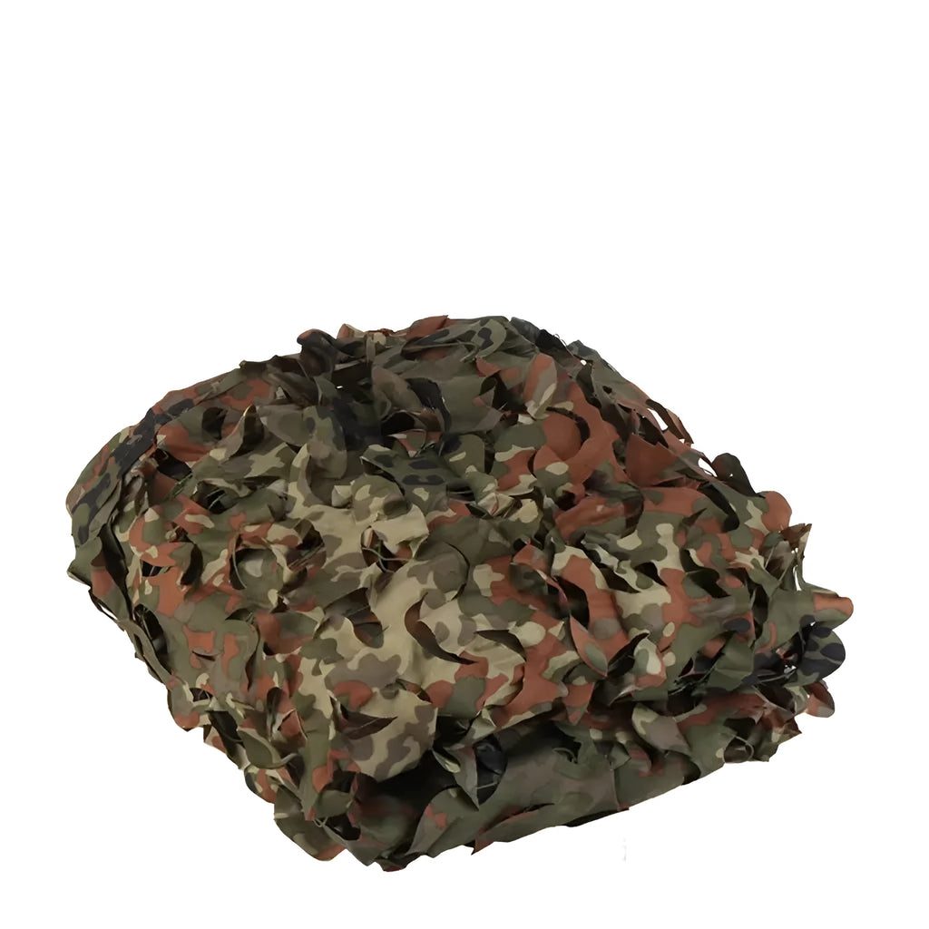 Green camouflage netting set with blocking net for sunshade and concealment