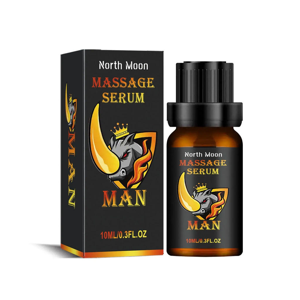 10ml men's essential oil bottle for body massage care with mineral oil, jojoba oil and vitamin E
