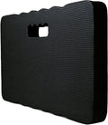 EVA foam garden kneeler mat in blue colour with side handles, showing 45cm length measurement
