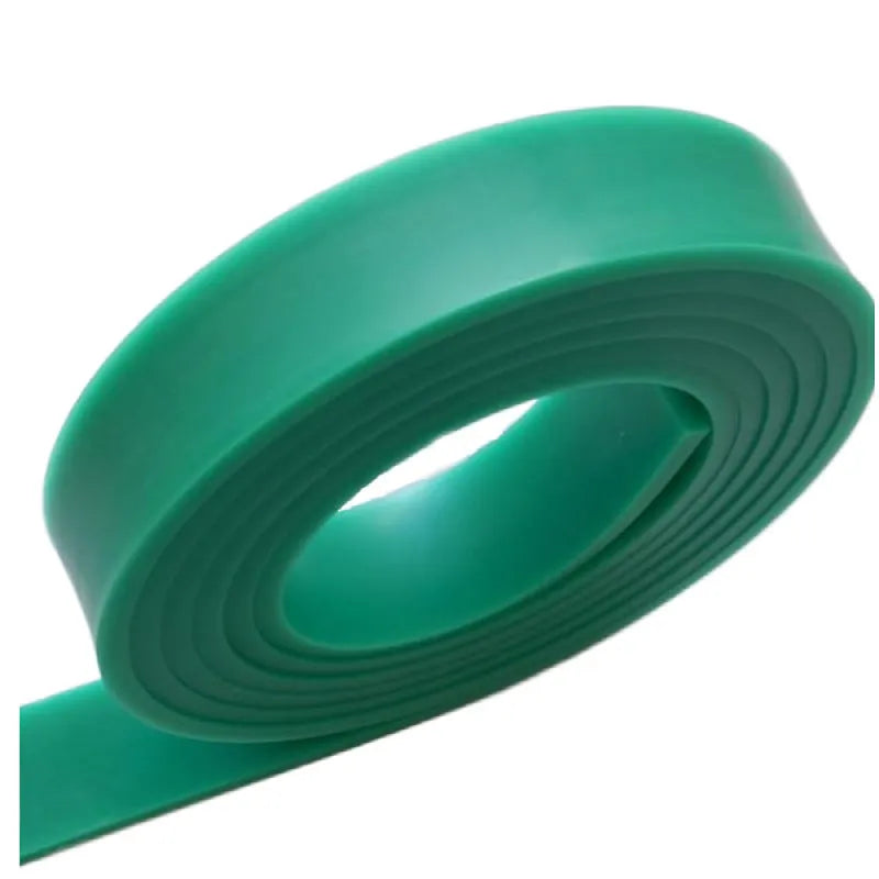 Green 50cm thickened aluminium alloy screen printing scratch handle on white background