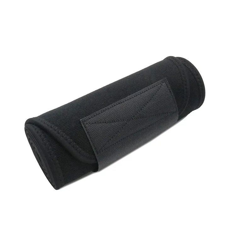Neoprene lumbar support belt for fitness and running in adjustable design