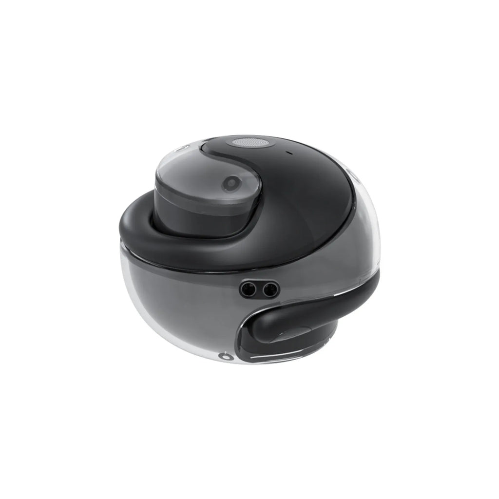 JM13 wireless ear hook sports headphones in black or skin colour with ABS build and 10m range