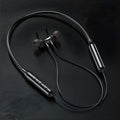 Wireless Bluetooth headset in black or red with neckband design, magnetic earbuds, Bluetooth 5.0 and 10-metre range