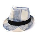 Polyester straw sun hat with bell crown and 4.5cm brim in black colour