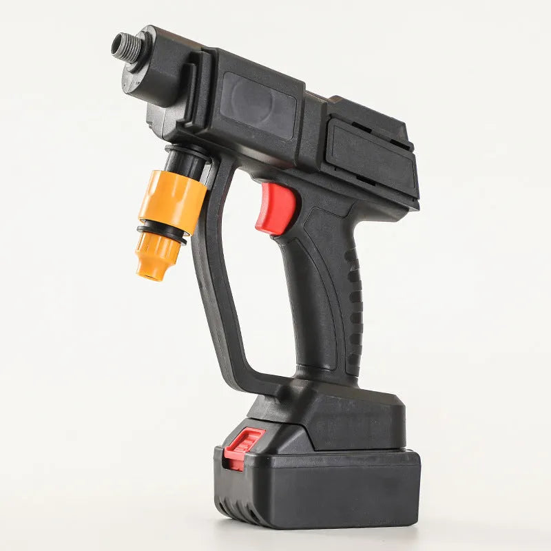 21V cordless car washing machine with battery, charger, and wireless water gun in ABS body, 48 x 30 x 25 cm