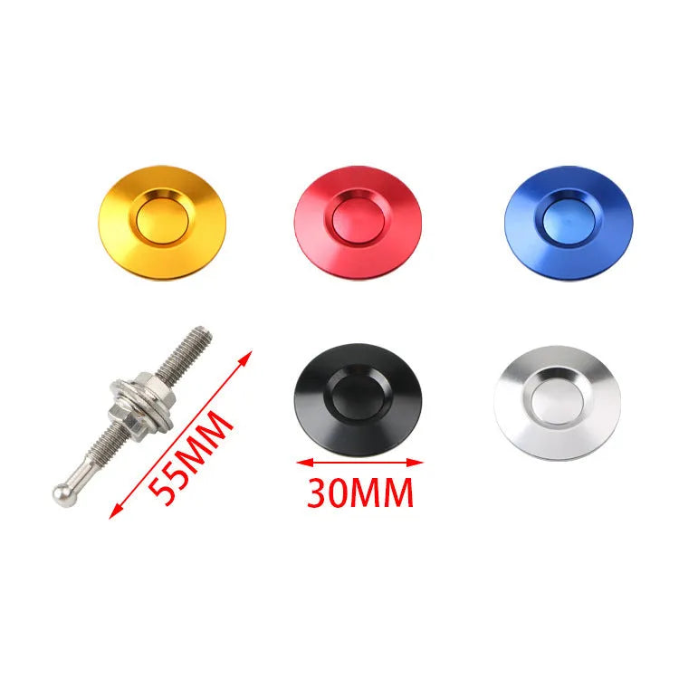 30mm aluminium alloy engine cover lock with iron screw for universal vehicle fit