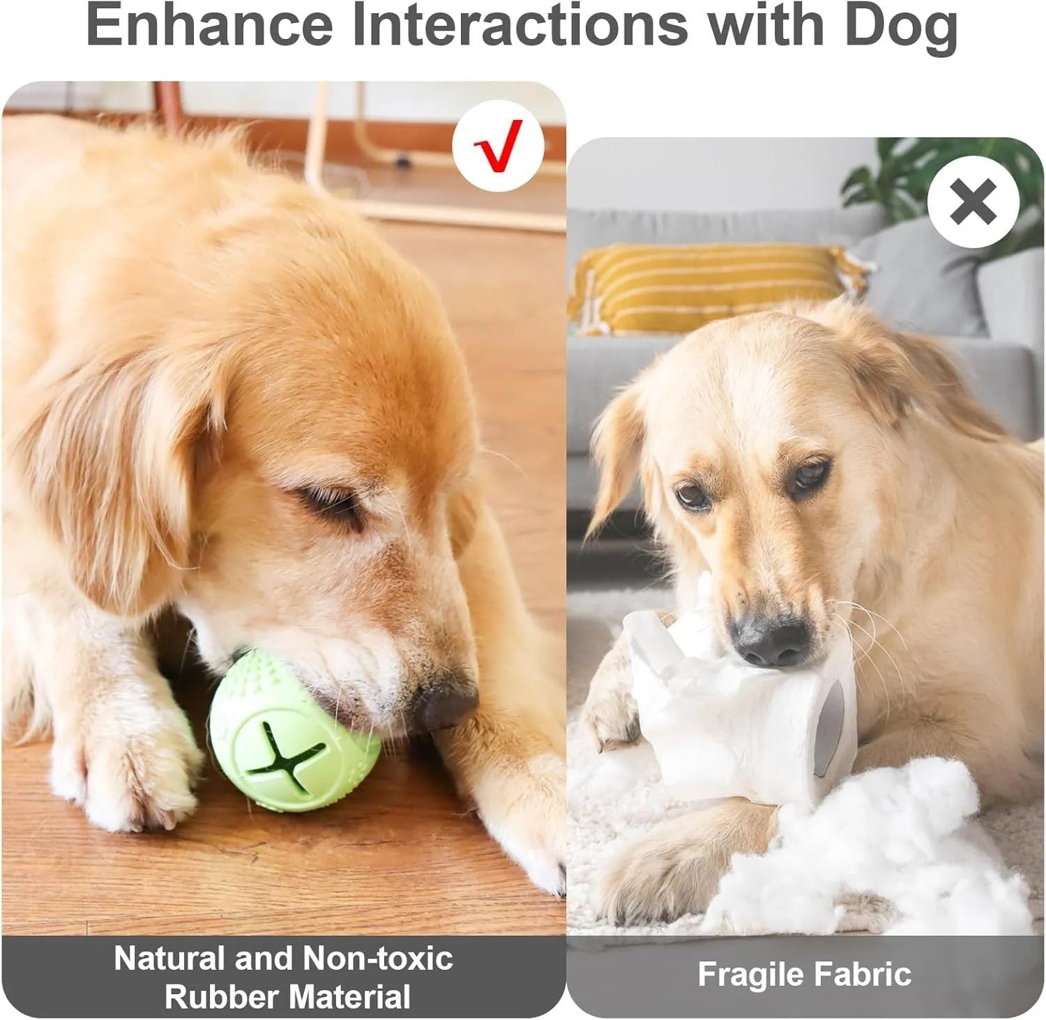 Blue natural rubber bone-shaped dog chew toy with textured surface for teeth cleaning