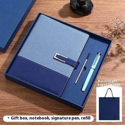 A5 soft pu leather notebook in business brown colour with wood-free paper pages