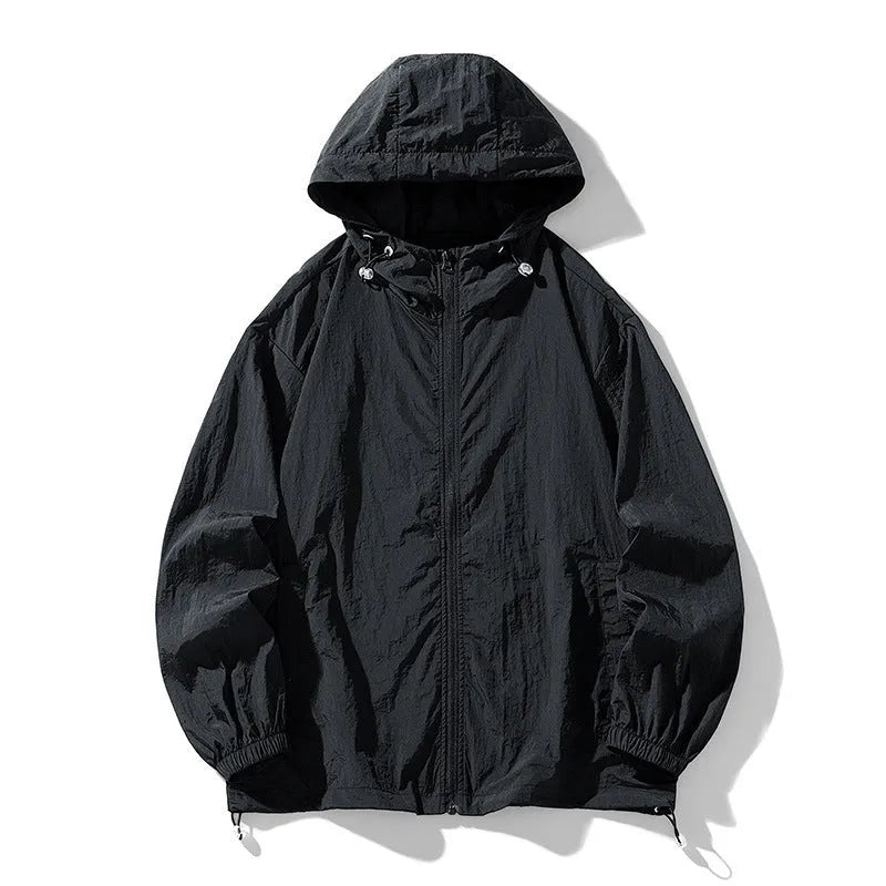 Unisex outdoor sports jacket in loose fit available in multiple colours for sun protection