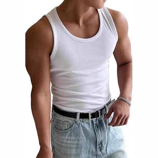 Men's tight fit polyester workout t-shirt with wool lining in black colour