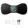 Cervical pulse massage pad EMS portable rechargeable with blue colour option for travel and home use
