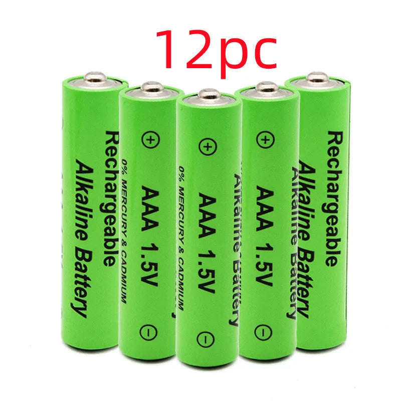 Rechargeable alkaline AA battery with 3000mAh capacity and industrial-grade construction