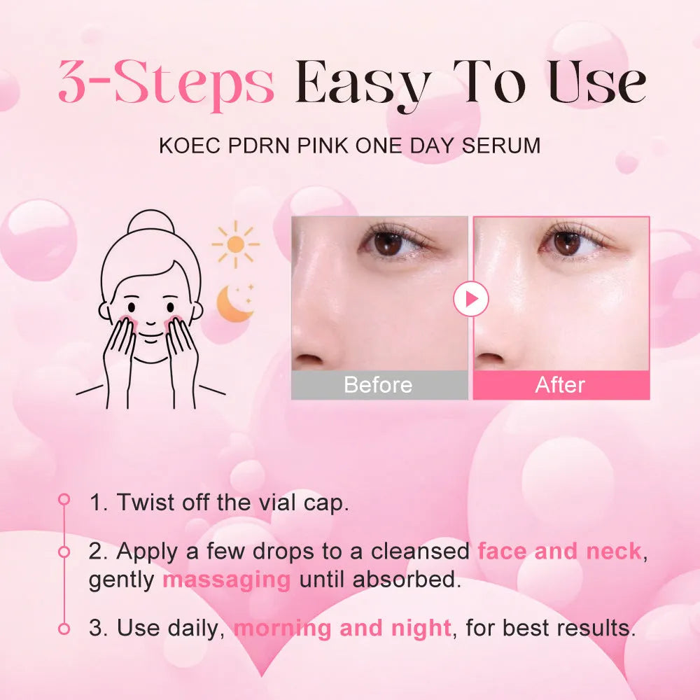 KOEC powder polypeptide disposable moisturising essence sheet masks 10 pack with latex sheets