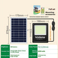 Outdoor solar-powered LED light with IP65 waterproof rating for garden and courtyard illumination