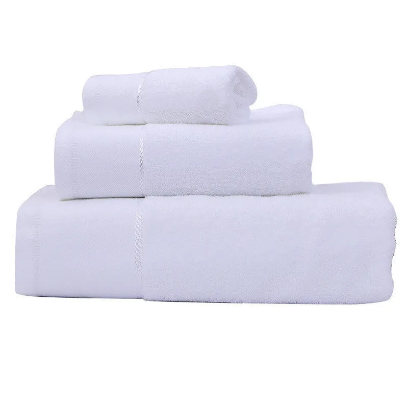Cotton bath towel 70x140cm 600g in white, grey, blue, pink or yellow with combed yarn