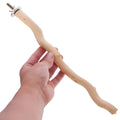 Pet parrot solid wood bird stand toy natural wooden perch 20cm 30cm size option