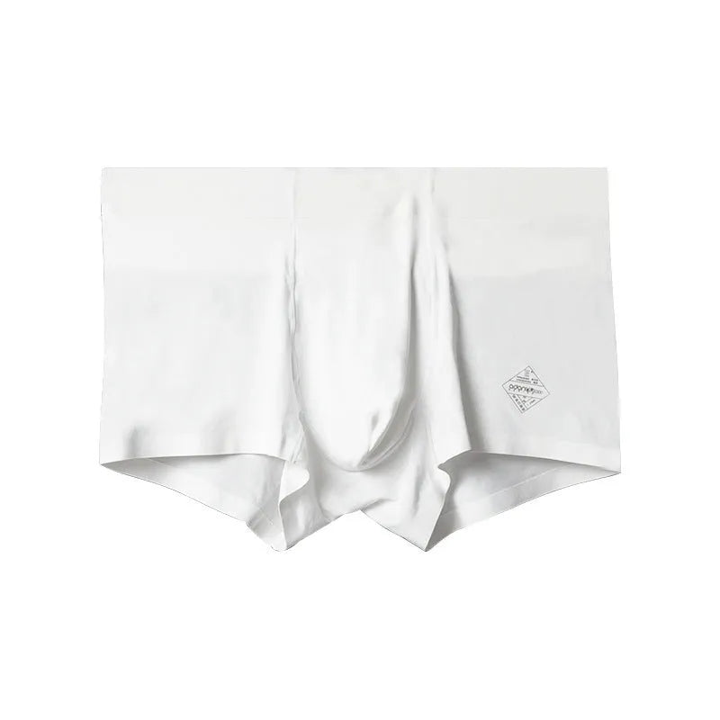 Seamless modal men's underwear in green, pink or white with mid waist design
