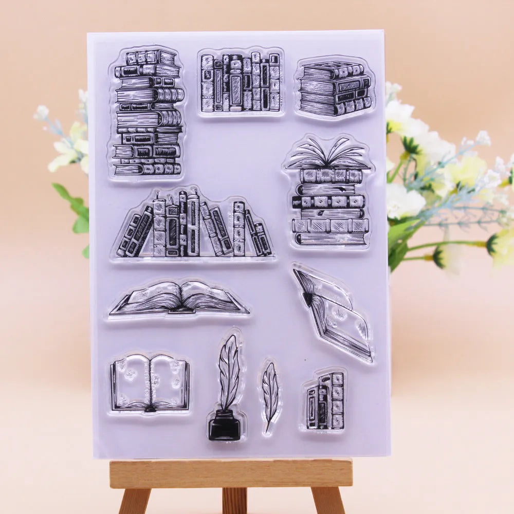 Transparent silicone hand account stamp measuring 11 by 16 centimetres with self-adhesive backing