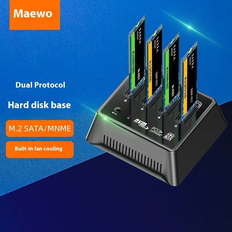 Aluminium M2 SSD base for laptops, colour K30174P2, showing 90mm width.