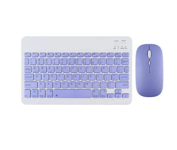 Bluetooth keyboard with rechargeable battery in multiple colour options