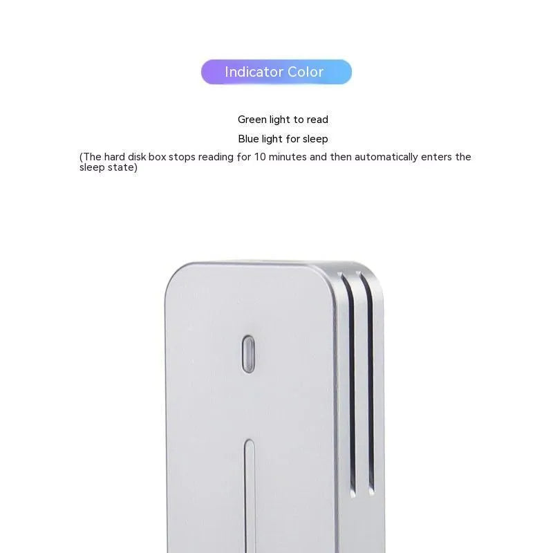 Aluminium alloy external SSD enclosure for M.2 drives with 10Gbps USB 3.2 Gen 2 connectivity