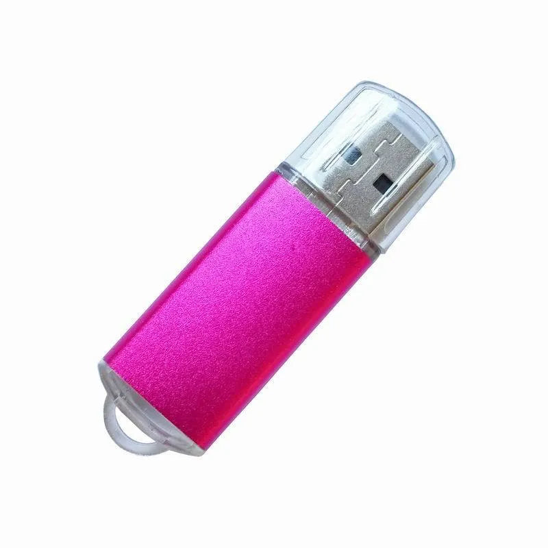 USB software encryption dongle with metal shell showing colour options including black, blue, gold, green, purple, red, and rose red