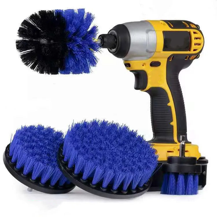 26-piece car wash brush set with PP bristles and multiple brush head designs for automotive cleaning
