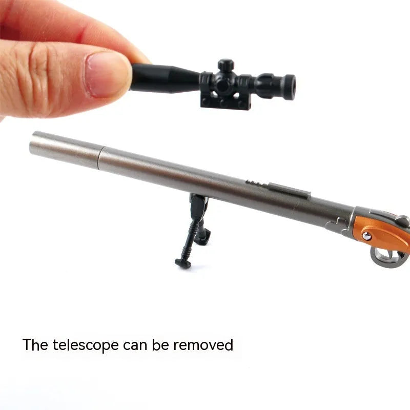 Creative 98K sniper rifle chicken eating theme gel pen with 0.5mm tip and plastic construction