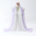 Long chiffon summer scarf for women in various colour options with 175cm length