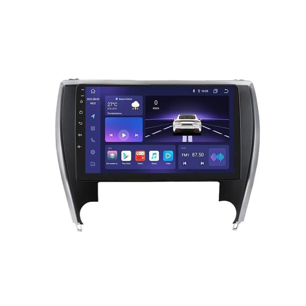 10-inch car navigation and MP5 all-in-one unit for Toyota Camry 2015 dashboard.