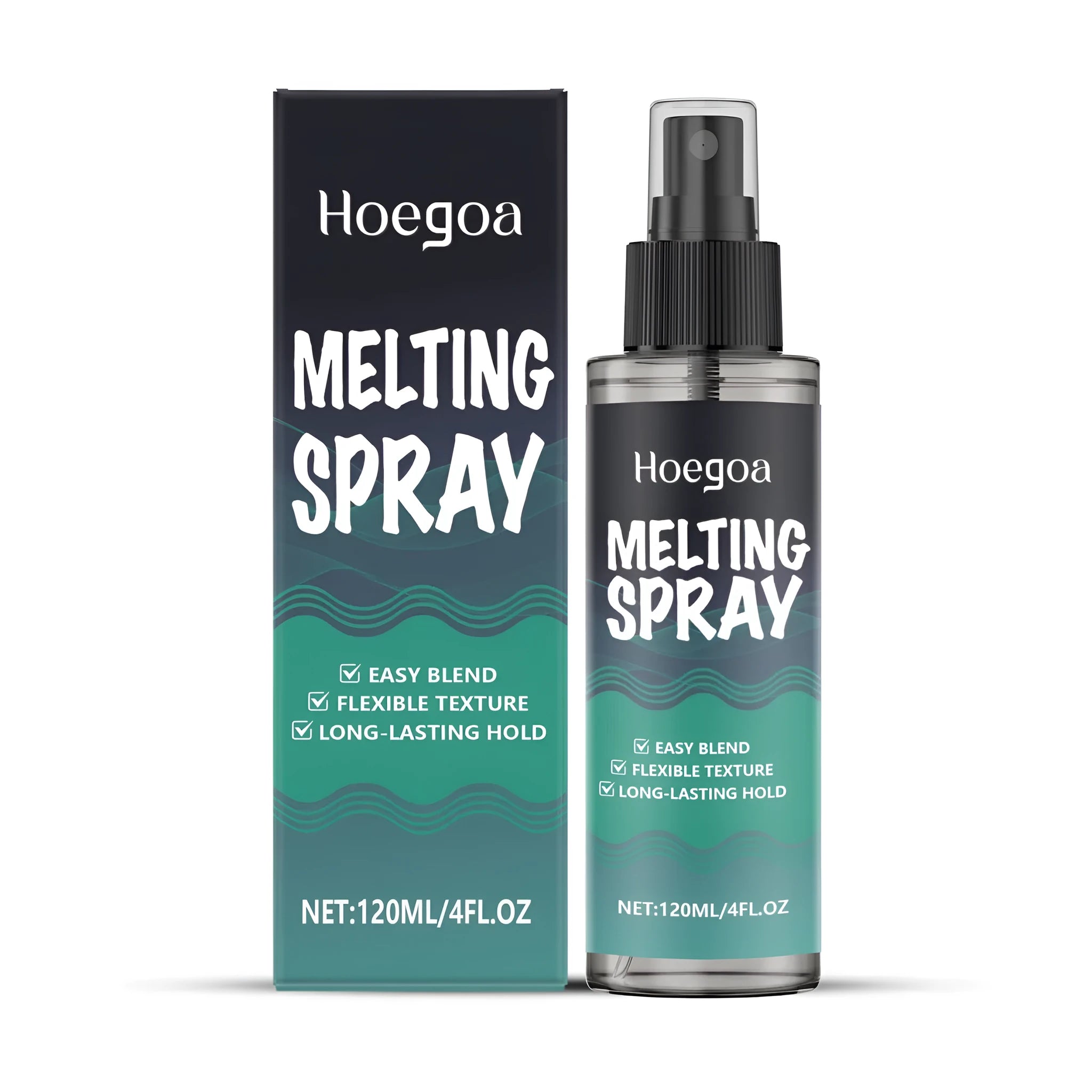 120ml bottle of melting spray nail prep solution with gel water formula