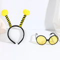 Children's insect-themed dress-up set with a cloth headband and matching glasses.