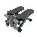 Silver grey hydraulic mini treadmill waist slimming exercise machine for home fitness