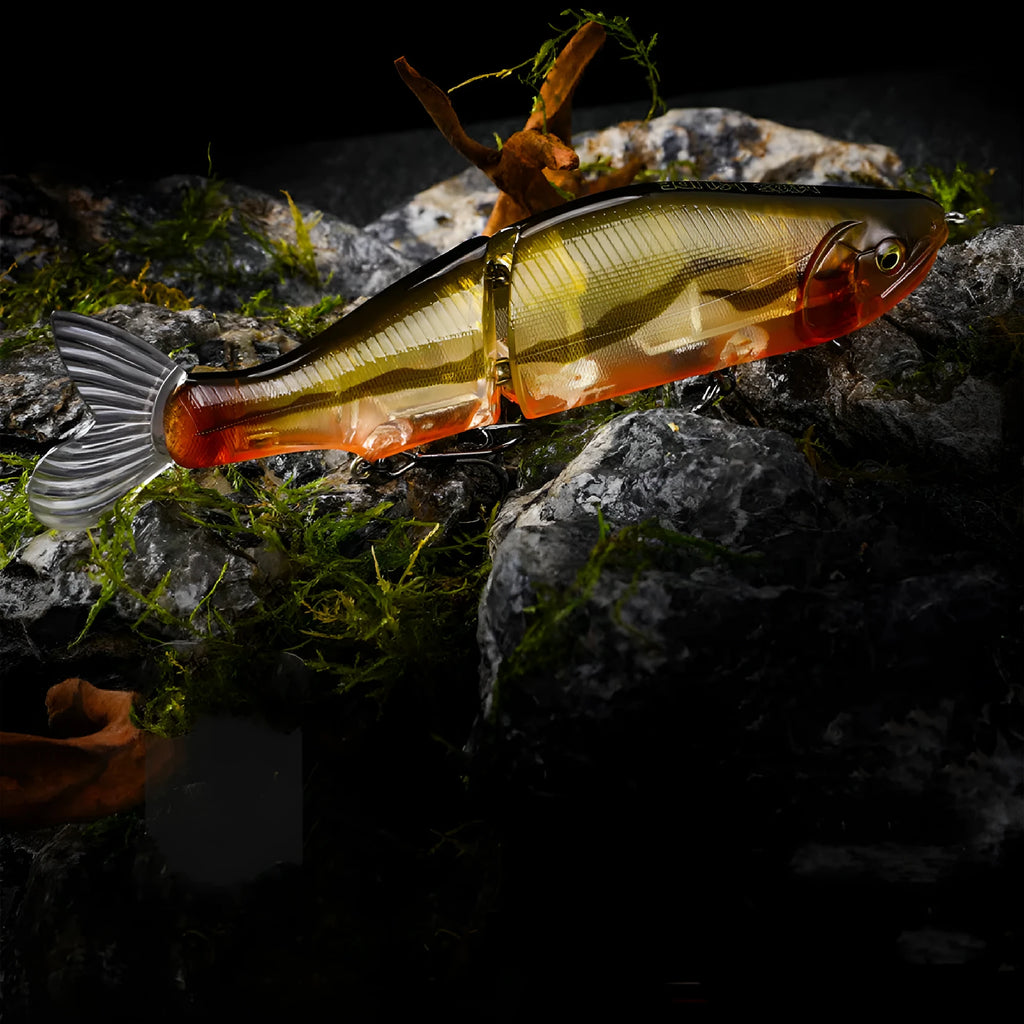 185mm soft plastic fishing lure for bass and freshwater predators in multiple colour options