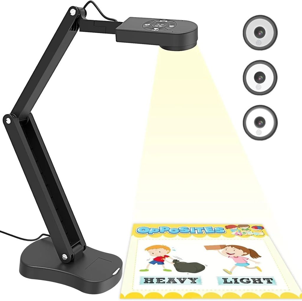 Computer webcam with microphone showing USB cable connection and lens detail