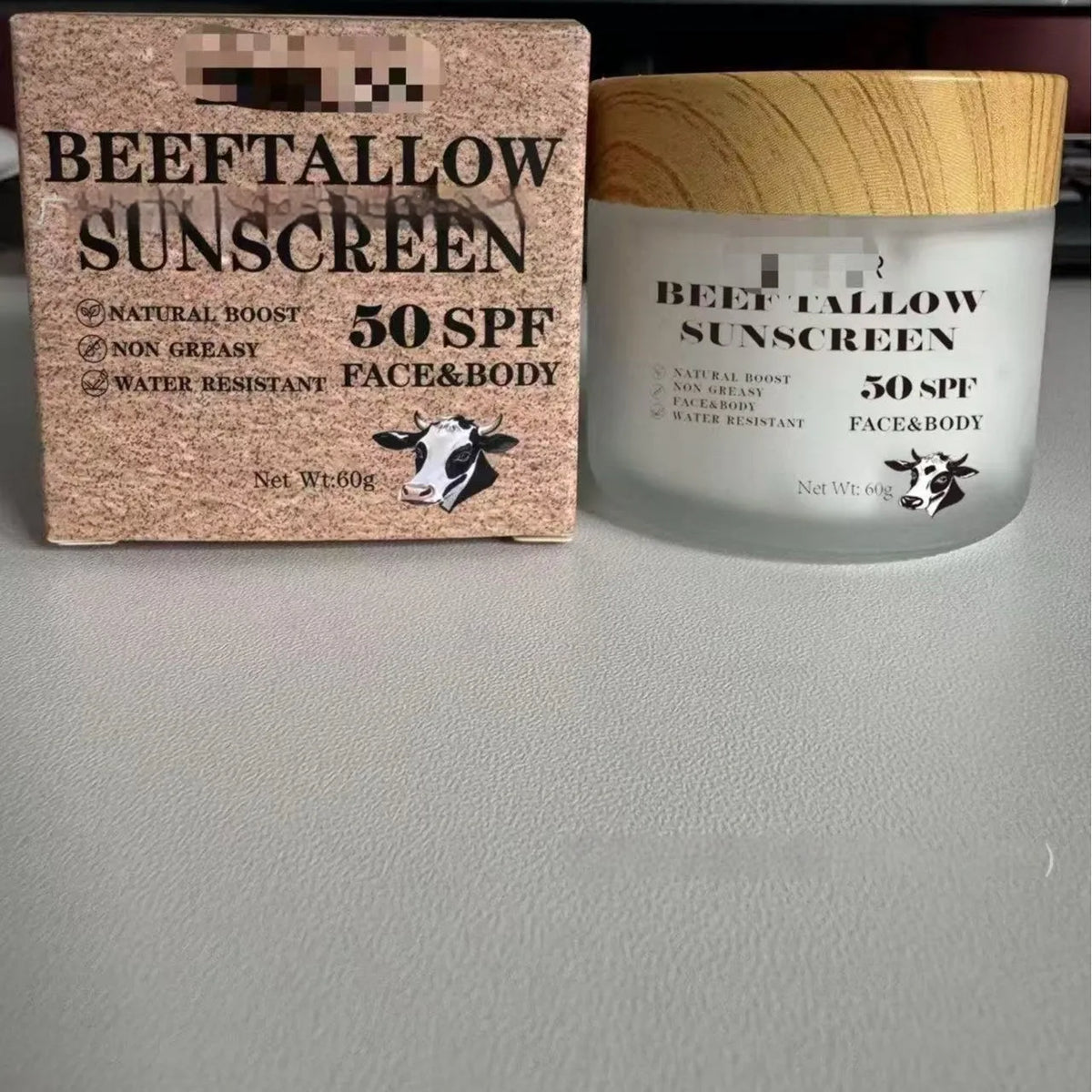 60g tube of beef tallow protective cream for waterproof skin barrier