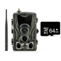 Outdoor waterproof surveillance camera with camouflage finish for discreet monitoring