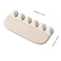 White curved PVC urine blocking board for children's toilet training against toilet