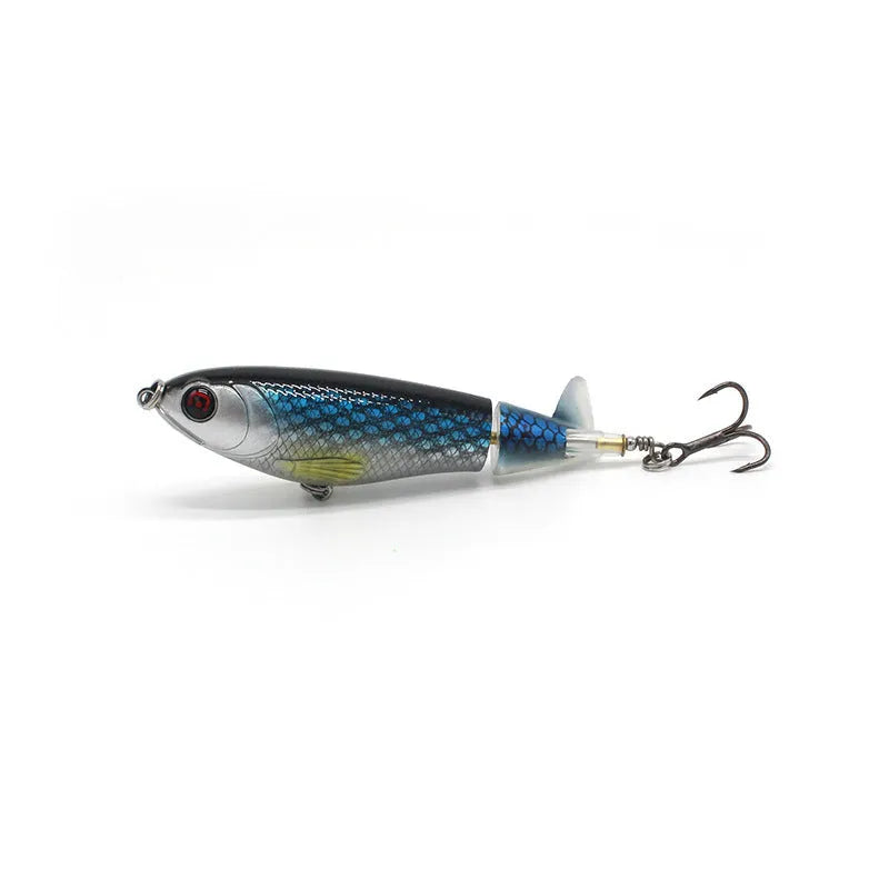 7.5cm bionic fishing bait showing colour variations and style options for artificial lure fishing