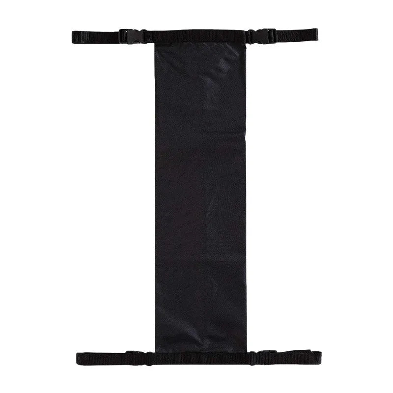 Black cylindrical wheelchair pannier bag for oxygen cylinder transport made from 600D Oxford cloth