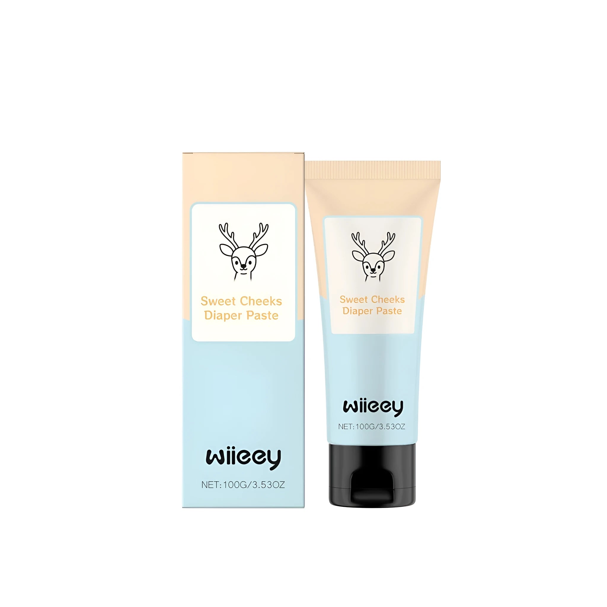 Sweet Cheeks Diaper Paste nappy rash cream in a 100g white and pink tube