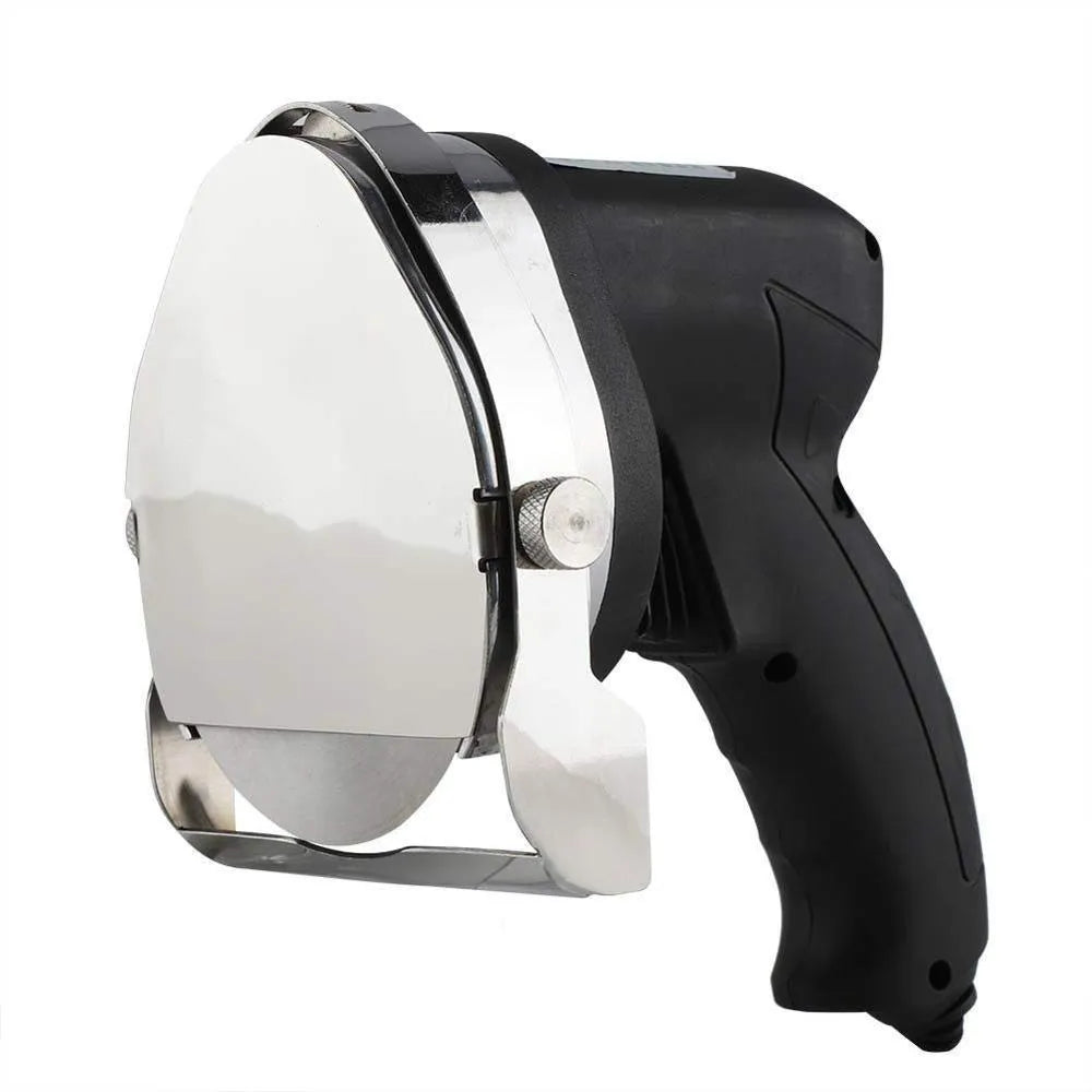 Black KS-100E electric meat cleaver with 80W motor for turkey barbecue preparation