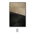 Modern minimalist abstract canvas painting with aluminium alloy frame, available in 50x70cm and 60x80cm sizes.