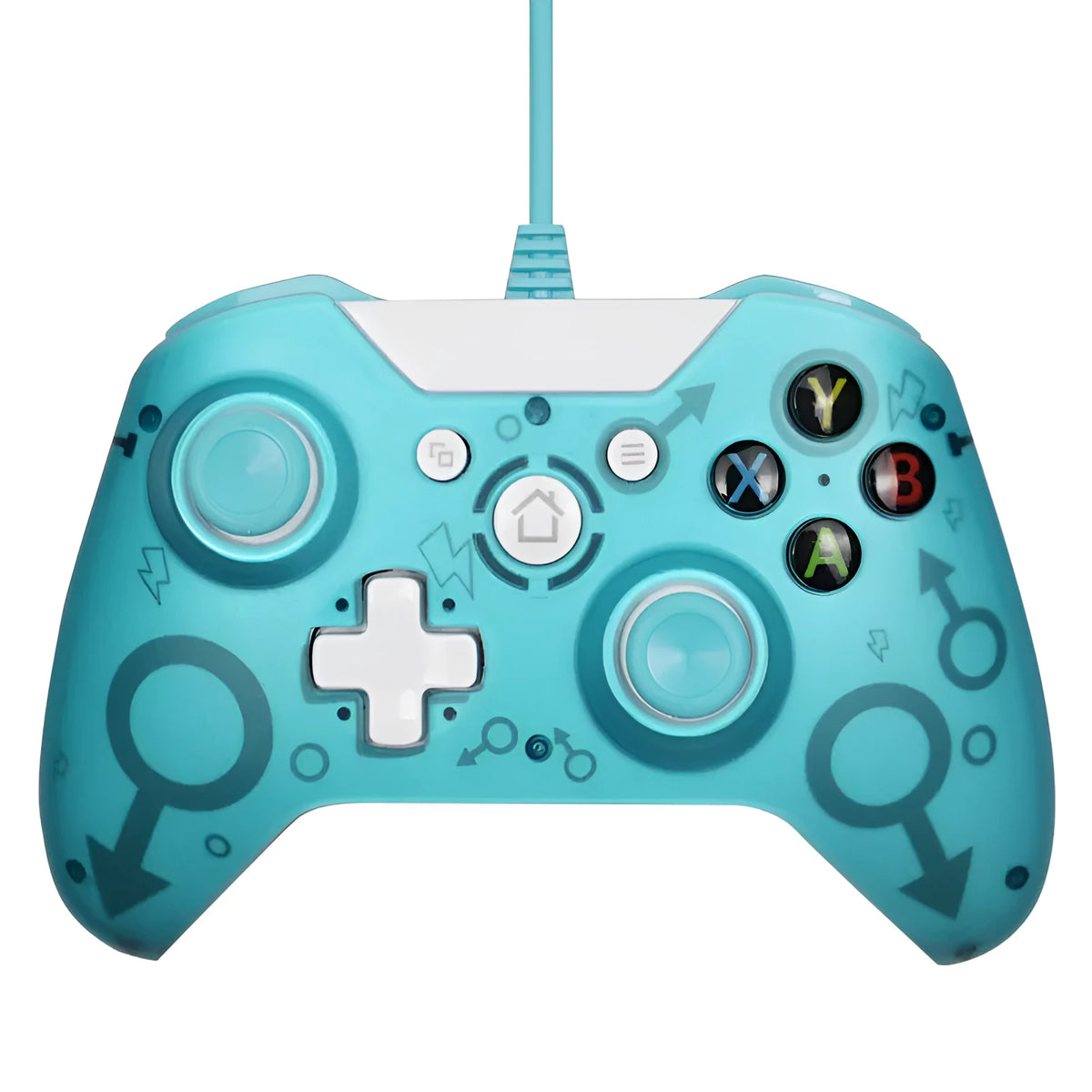 Wired Xbox One game handle controller with USB interface, vibration, ABS body, 16 x 6.7 x 16.8 cm, five colours
