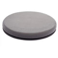 Circular car seat cushion with rotation feature showing short plush cloth cover and 40cm diameter
